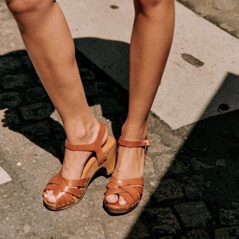 Sezane Isabelle Clogs 39 (W8)